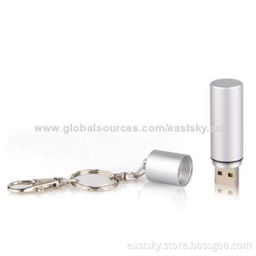 Customized Metal Flash Drive, Made of Stainless Metal with 64MB to 32GB Memory Capacity